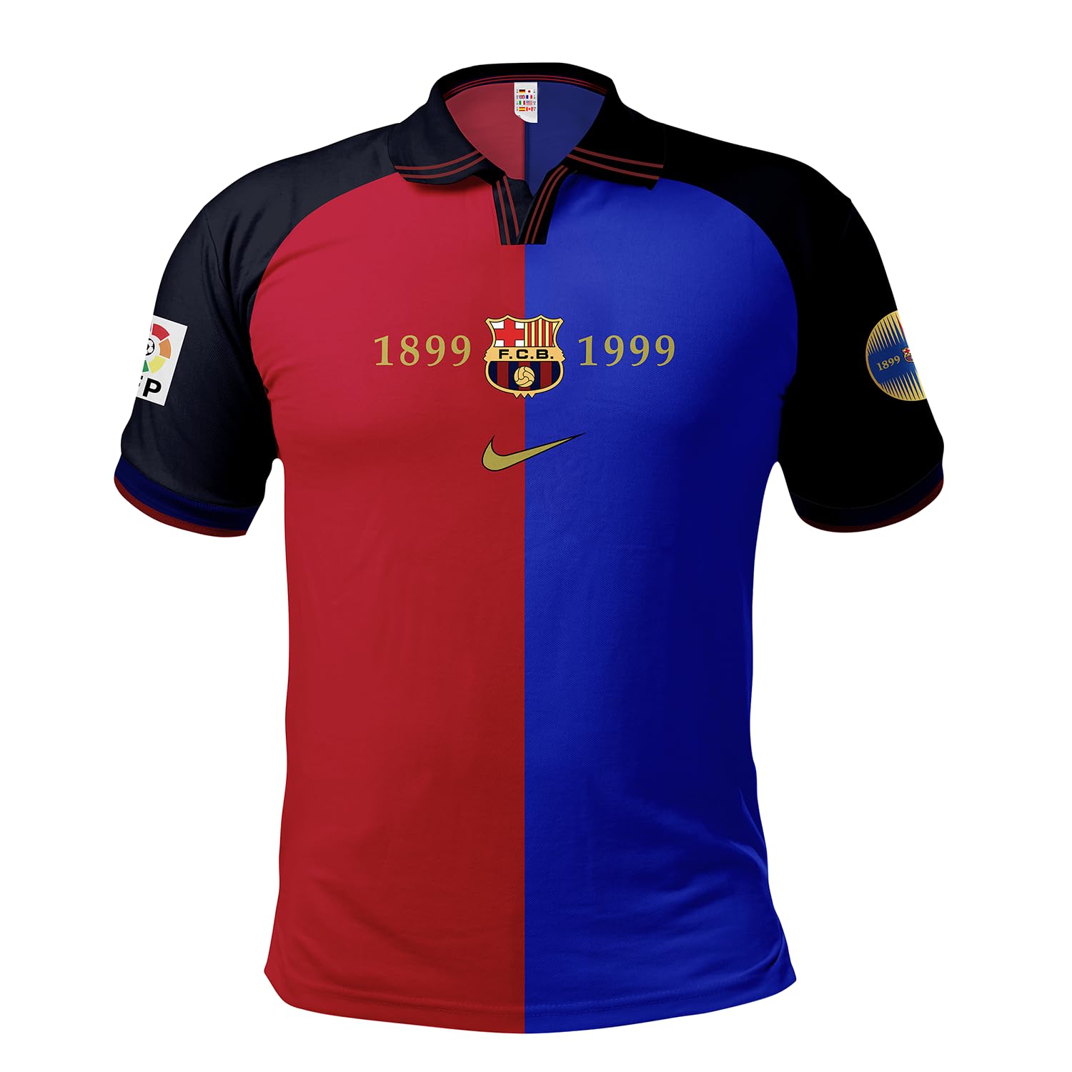 PAP Products Barcelona 1999 Retro Jersey Barcelona Jersey Barca Jersey FC Barcelona Jersey Men Retro Soccer Jersey Soccer Jerseys (as1 Alpha l Regular Regular)