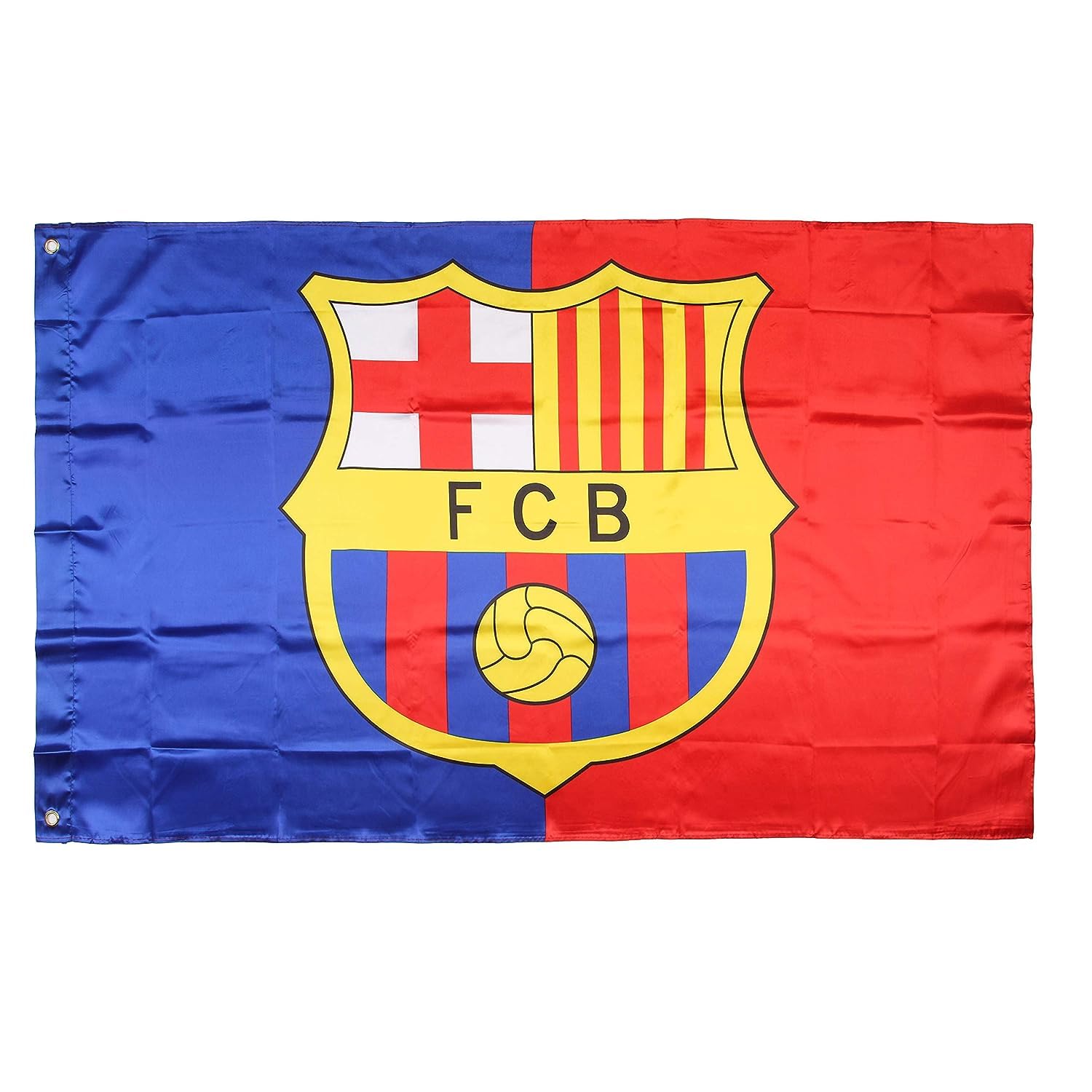 Barcelona Flag Banner 3x5 feet Soccer Durable Indoor or Outdoor Football Soccer 2Grommets