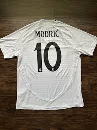 Pro Soccer Specialists Modric #10 Home Soccer Jersey 2024/25 (US Alpha Large Regular Regular White)