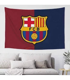 Barcelona Flag Banner 3x5 feet Soccer Durable Indoor or Outdoor Football Soccer 2Grommets