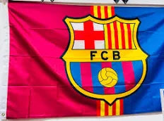Barcelona Flag Banner 3x5 feet Soccer Durable Indoor or Outdoor Football Soccer 2Grommets